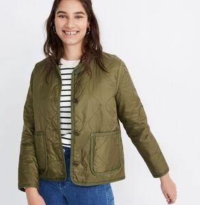 Madewell Olive Liner Utility Jacket